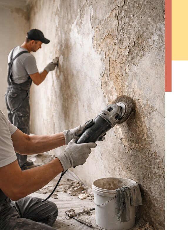 Снятие и удаление краски со стен в Россоши от 2177 руб. — ОТДЕЛОЧНИК-Рсс