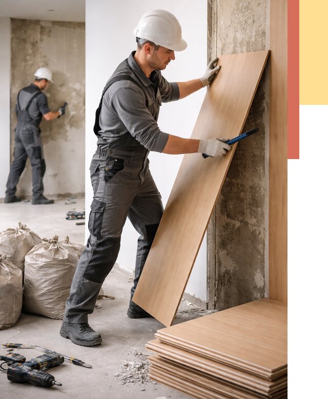 Демонтаж стеновых панелей в Россоши от 3629 руб. за м² быстро и недорого | ОТДЕЛОЧНИК-Рсс