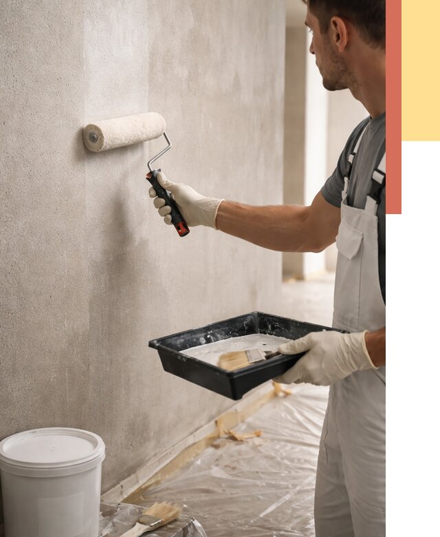 Грунтовка стен в Россоши от 2281 руб. м2 — быстро, недорого, с материалом | ОТДЕЛОЧНИК-Рсс