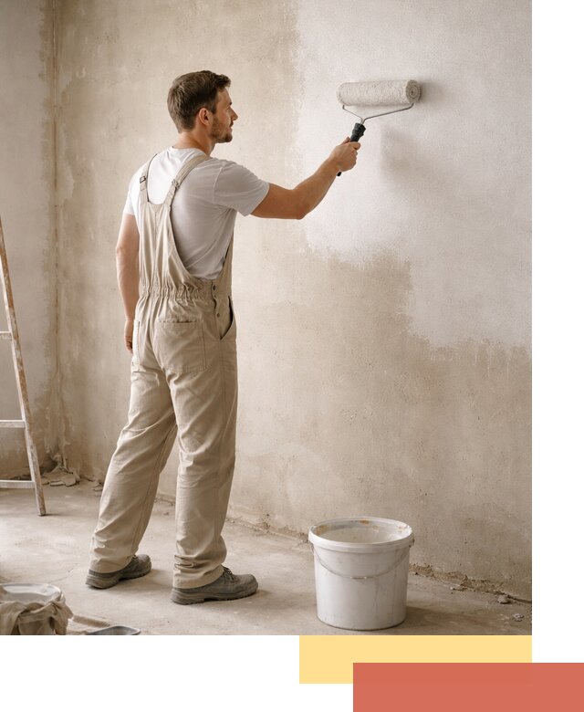 Грунтовка стен под отделку в Россоши профессиональным раствором