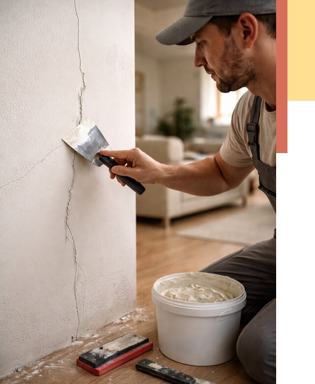 Заделка трещин и сколов в Россоши от 2540 руб. — быстро и недорого | ОТДЕЛОЧНИК-Рсс