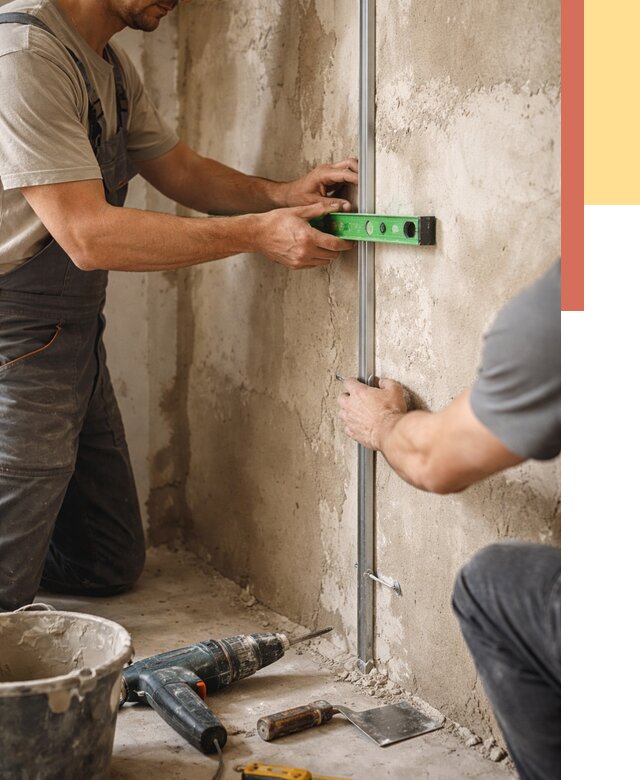 Установка штукатурных маяков в Россоши от 7258 руб. — быстро и недорого | ОТДЕЛОЧНИК-Рсс