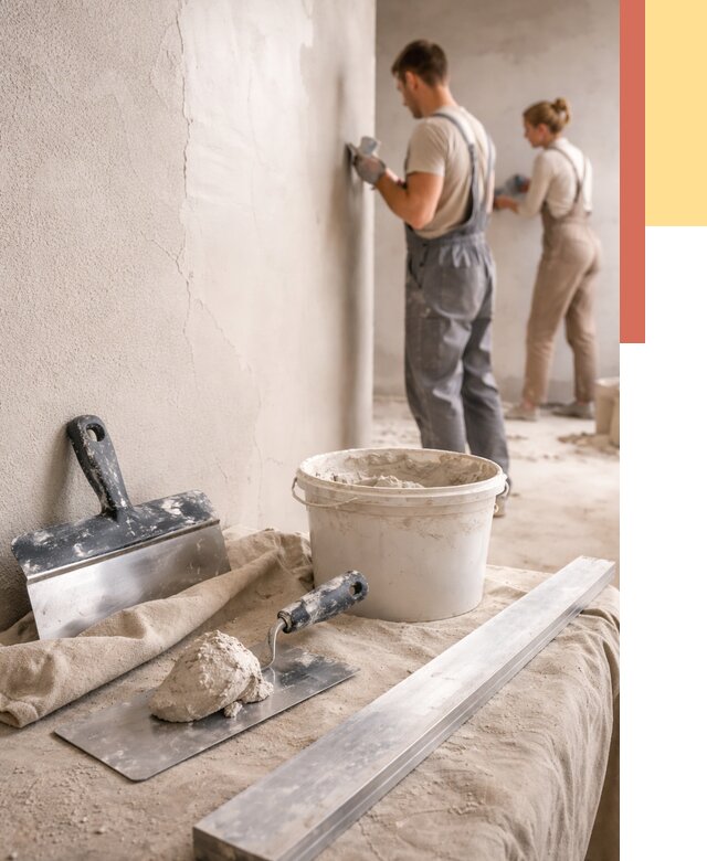 Штукатурка стен гипсовая в Россоши от 4666 руб/м2 — быстро и недорого | ОТДЕЛОЧНИК-Рсс