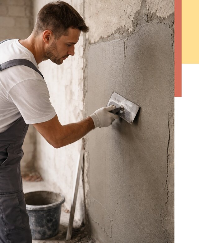 Штукатурка стен под плитку в Россоши от 4355 руб./м2 — выравнивание под плитку | ОТДЕЛОЧНИК-Рсс