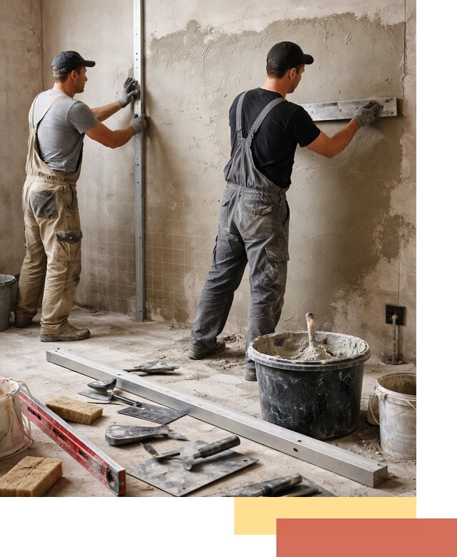 Профессиональная штукатурка стен под плитку в Россоши