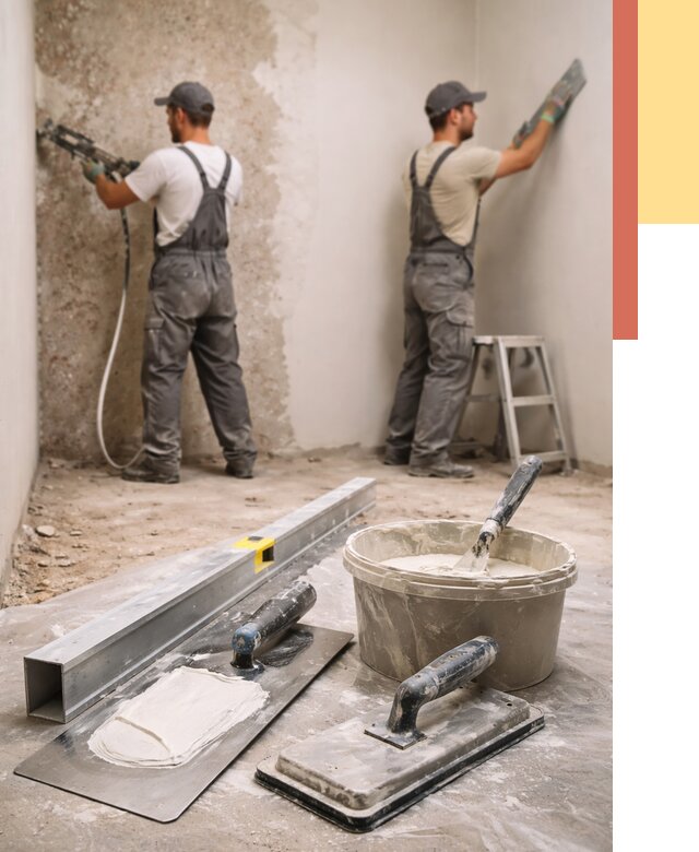 Штукатурка стен под обои в Россоши от 4666 руб./м2 — выравнивание под обои | ОТДЕЛОЧНИК-Рсс