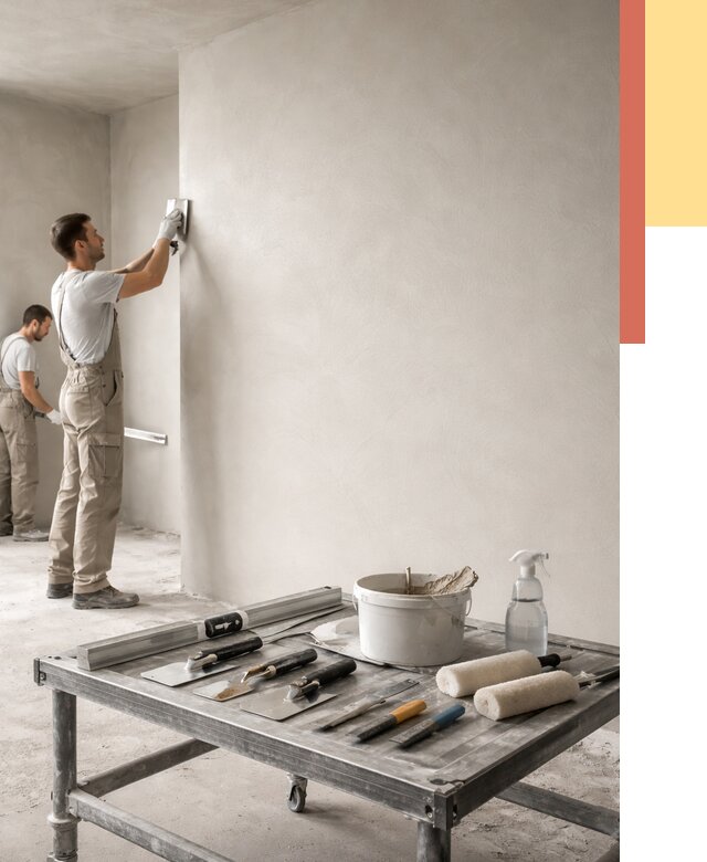 Штукатурка стен под покраску в Россоши от 4666 руб./м² — качественно и недорого | ОТДЕЛОЧНИК-Рсс