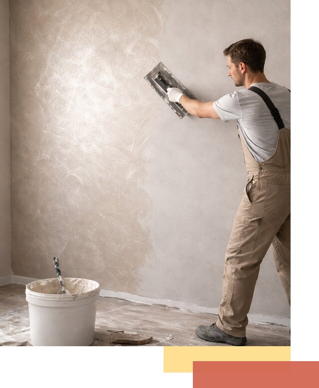 Декоративная штукатурка «Мокрый шелк» под ключ в Россоши