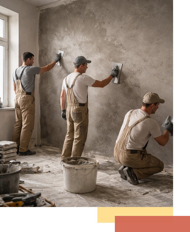 Декоративная штукатурка под бетон в Россоши для стен и потолков