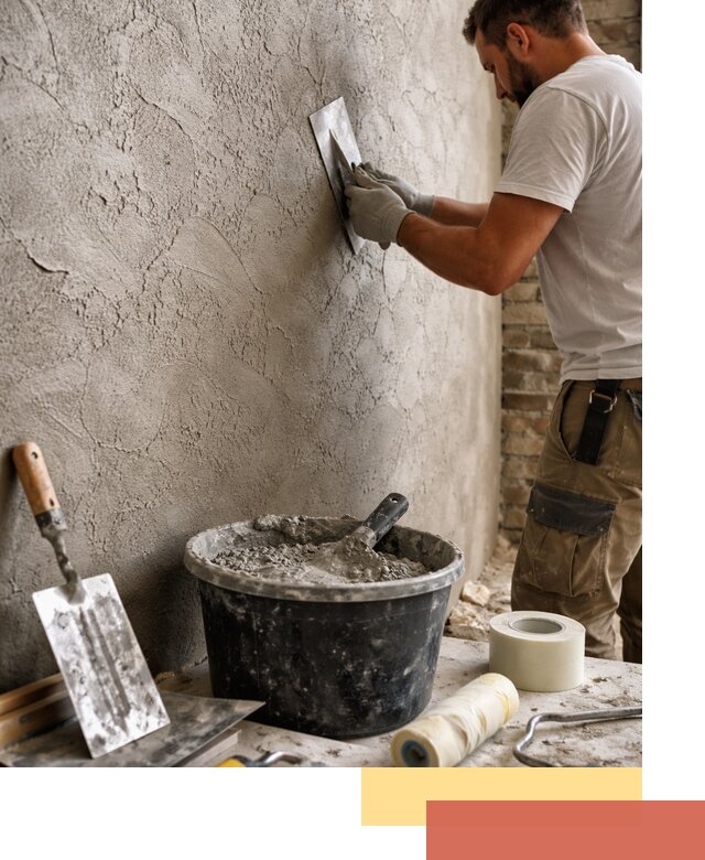 Декоративная штукатурка лофт в Россоши — отделка стен и потолков