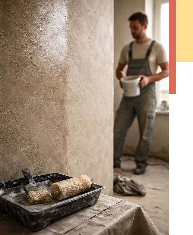 Нанесение воска на штукатурку в Россоши от 3629 руб. | Услуги ОТДЕЛОЧНИК-Рсс