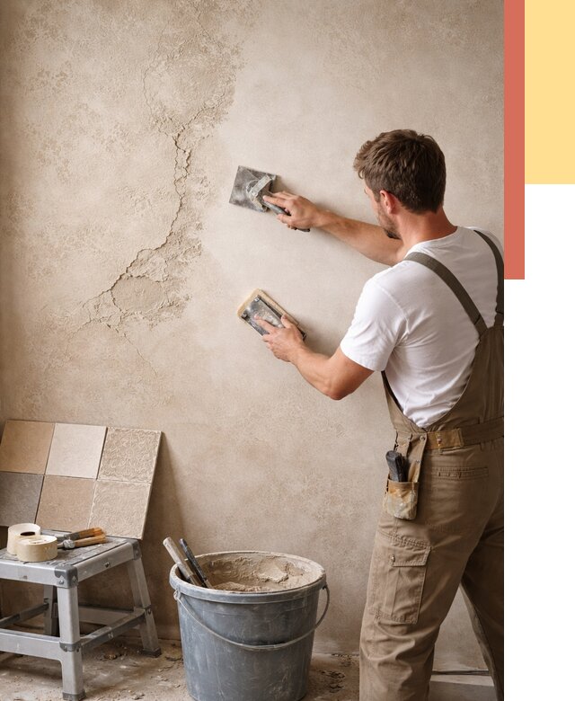 Ремонт декоративной штукатурки в Россоши от 4666 руб. под ключ | ОТДЕЛОЧНИК-Рсс