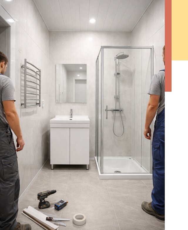 Отделка ванной комнаты панелями ПВХ в Россоши от 4666 руб. за м2 | ОТДЕЛОЧНИК-Рсс