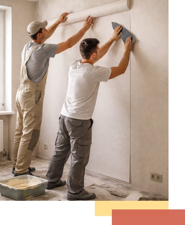 Поклейка виниловых обоев в Россоши профессионально и качественно