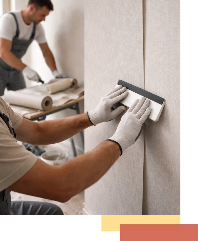 Поклейка обоев под покраску в Россоши профессионально и быстро