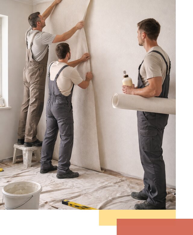 Оклейка стен обоями в Россоши — качественно и профессионально