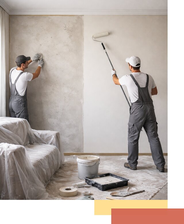 Покраска стен антивандальной краской в Россоши