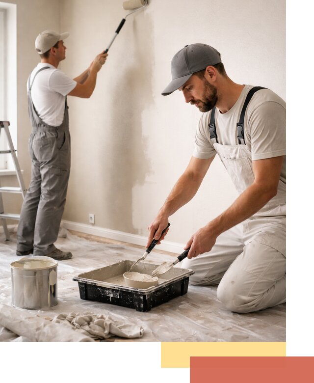 Покраска стен в квартире в Россоши — профессионально и аккуратно