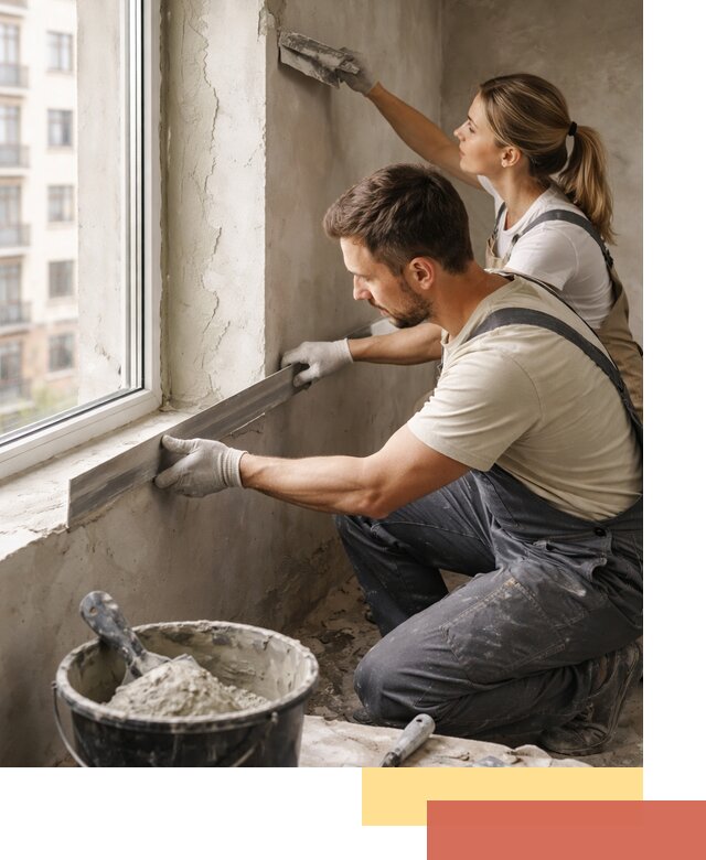 Штукатурка откосов дверей и окон профессионально в Россоши