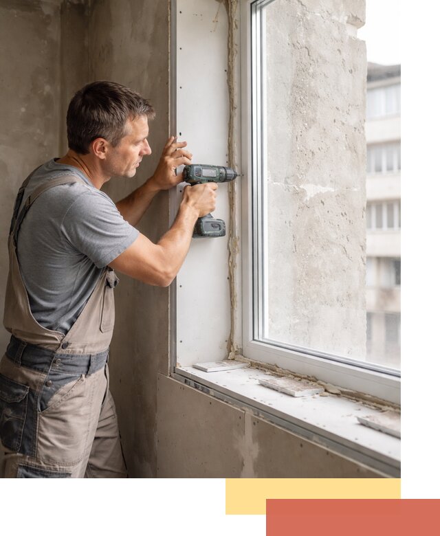 Монтаж гипсокартонных откосов в Россоши под ключ