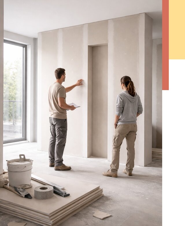 Зонирующая перегородка из гипсокартона в Россоши от 2903 руб. под ключ | ОТДЕЛОЧНИК-Рсс