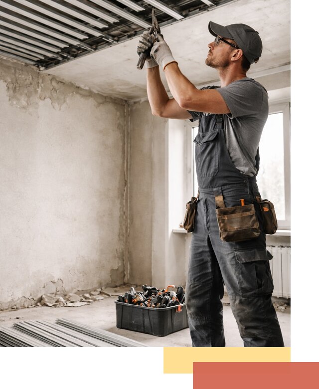 Демонтаж реечного потолка в Россоши быстро и аккуратно