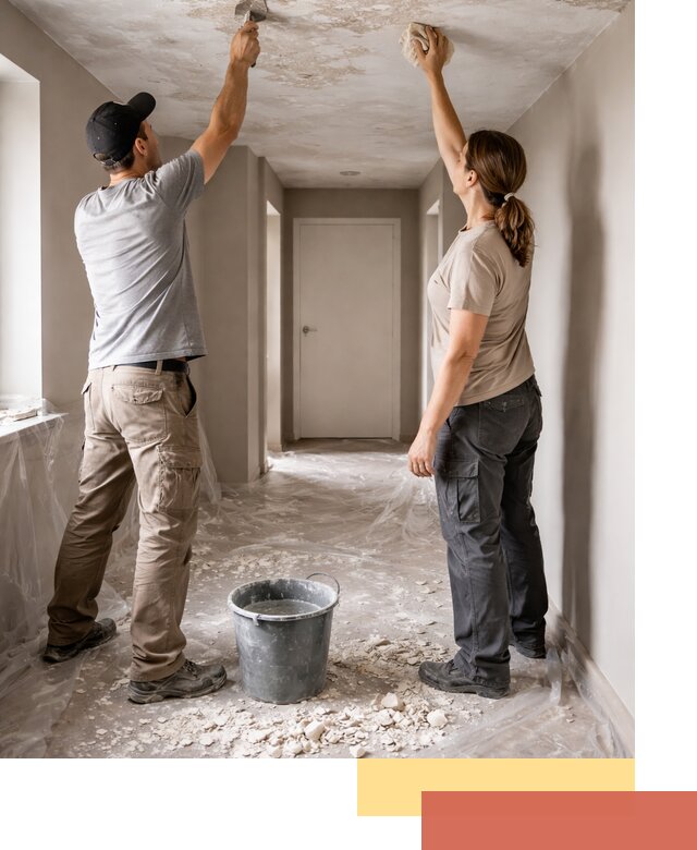 Удаление побелки с потолка в Россоши — быстро и аккуратно