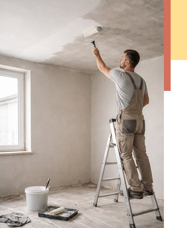 Грунтовка потолка в Россоши от 2592 руб. — быстро и недорого | ОТДЕЛОЧНИК-Рсс