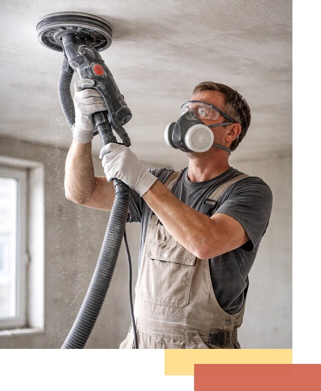 Шлифовка потолка в Россоши — качественная подготовка под отделку