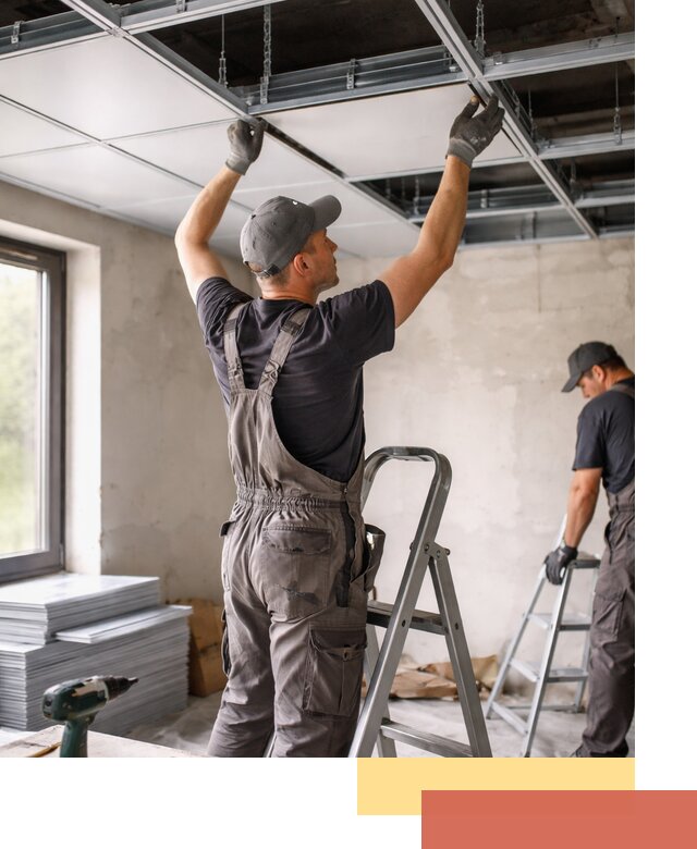 Монтаж кассетного потолка в Россоши качественно и быстро