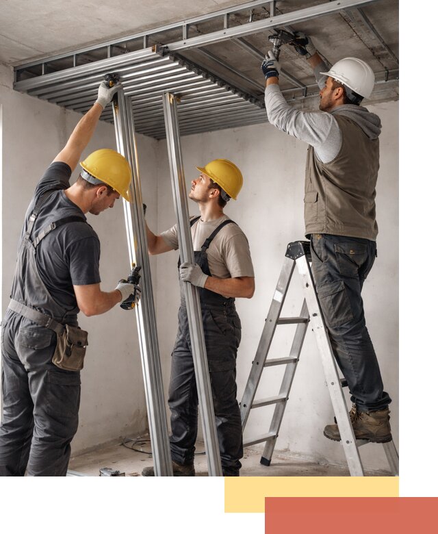 Монтаж реечного потолка под ключ в Россоши