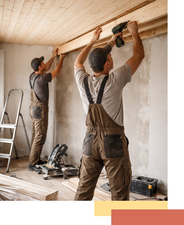 Монтаж потолка из вагонки в Россоши профессионально и аккуратно