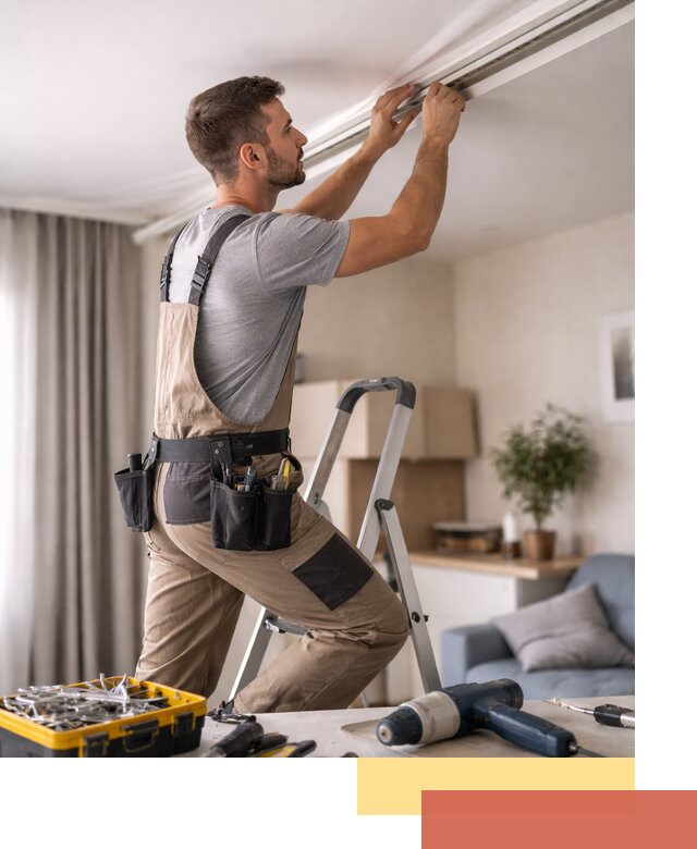 Ремонт натяжных потолков в Россоши — качественно и оперативно