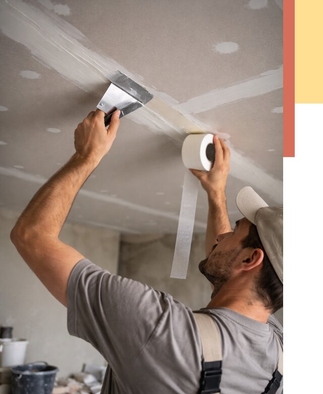 Обработка швов потолка ГКЛ в Россоши от 7777 руб. под ключ | ОТДЕЛОЧНИК-Рсс