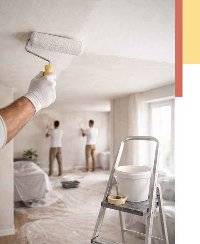 Покраска потолка акриловой краской в Россоши от 2592 руб. | ОТДЕЛОЧНИК-Рсс