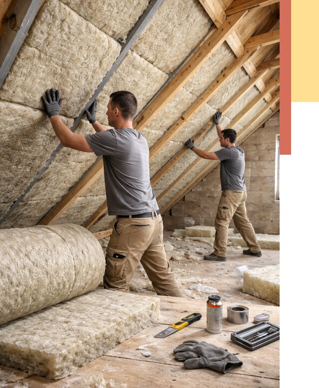 Утепление потолка минватой в Россоши от 1504 руб. — быстро и недорого | ОТДЕЛОЧНИК-Рсс