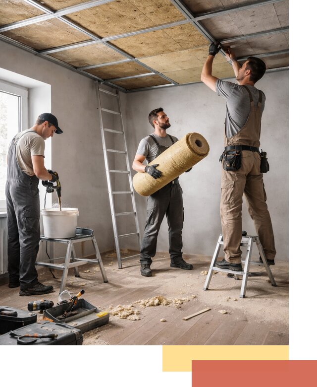 Шумоизоляция потолка в Россоши: профессиональный монтаж и отделка